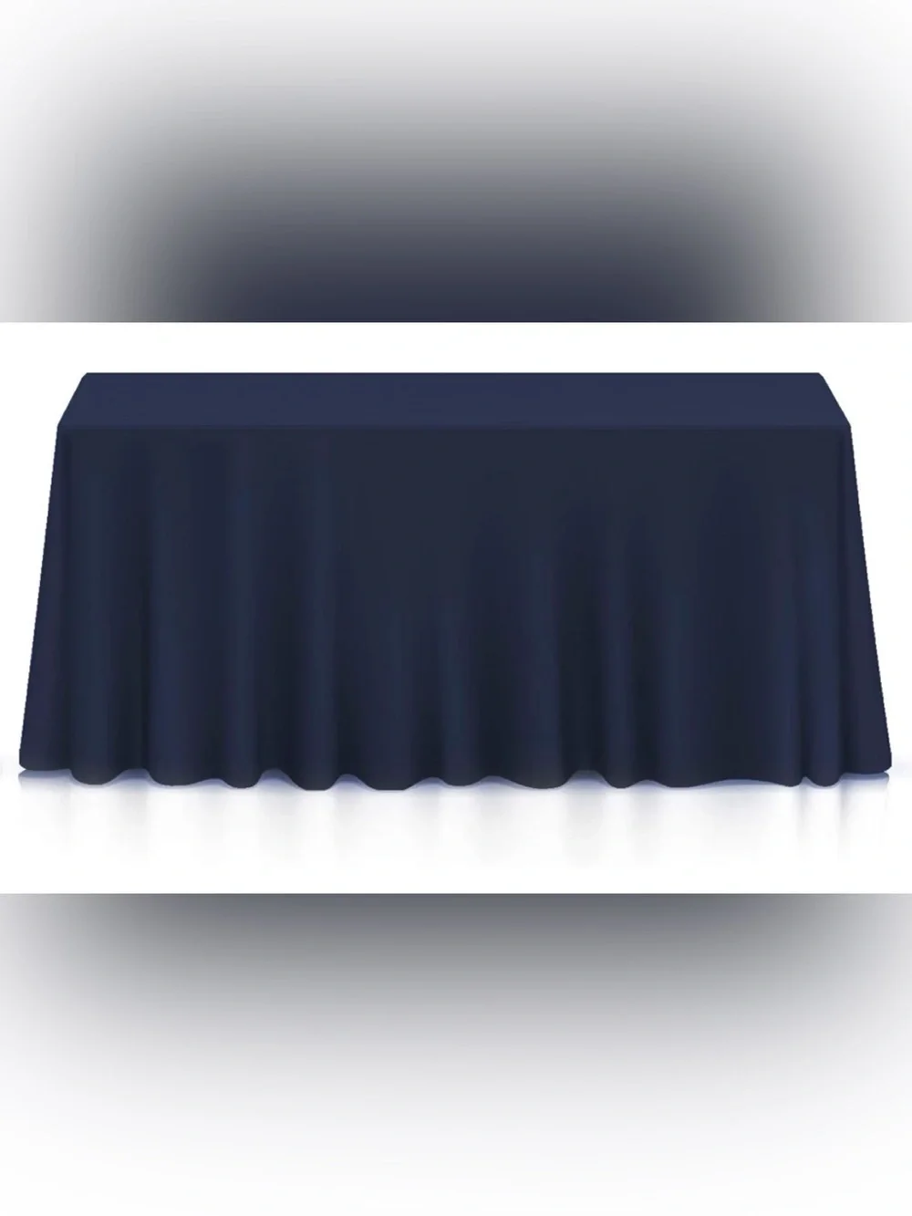 Table Linens - Navy Tablecloth 90”x156” Rectangular